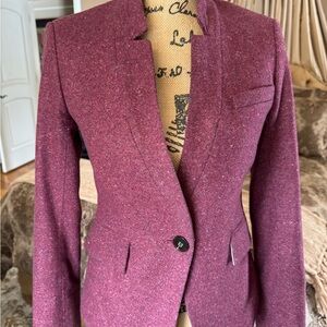 Veronica Beard Burgundy Blazer